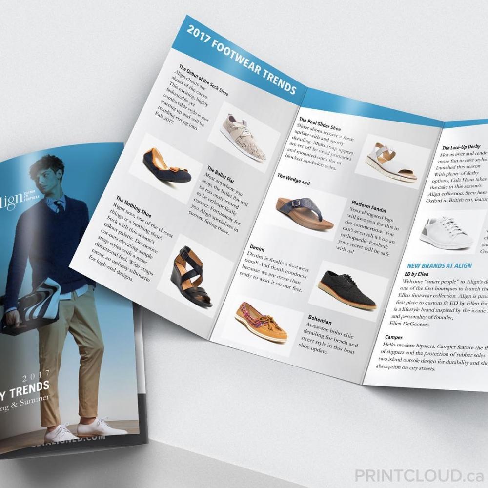 Folded Brochure Printing - Sale