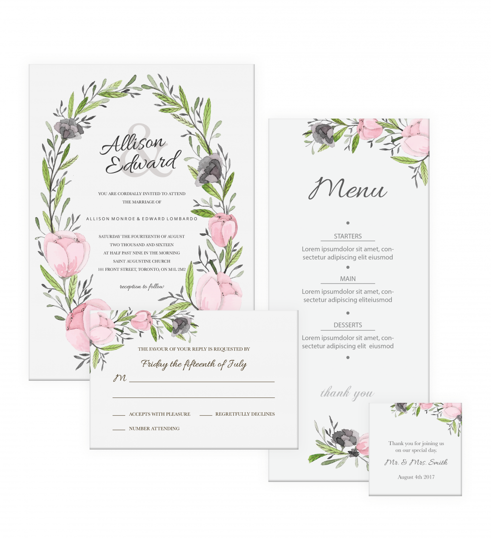 Print Wedding Invitation Online Canada