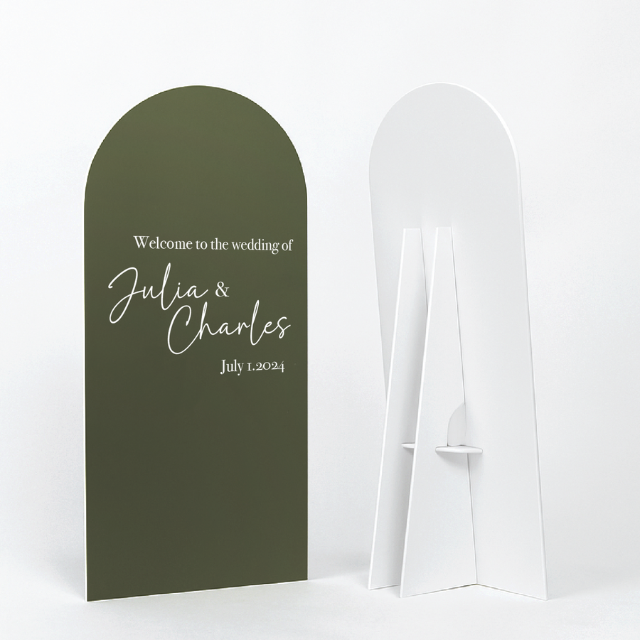 Arch Shaped Foam Board Standee