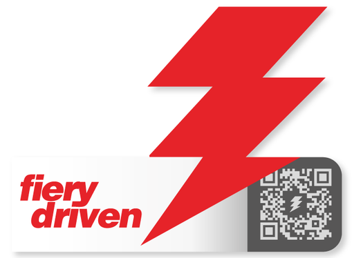 Fiery Driven Magnet/ Removable Decal