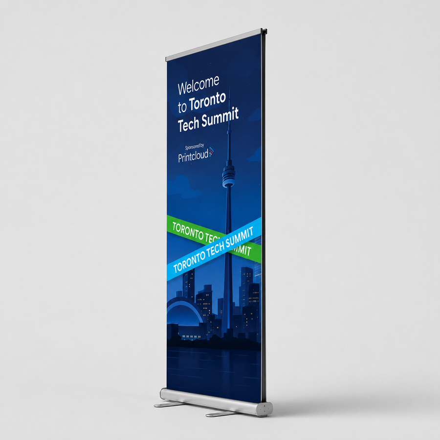 Double Sided Pop Up Banner Stand