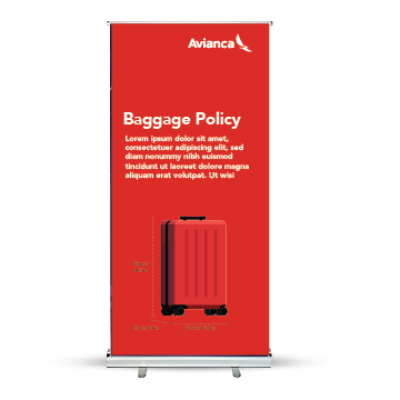 Avianca - Roll Up Media Banner