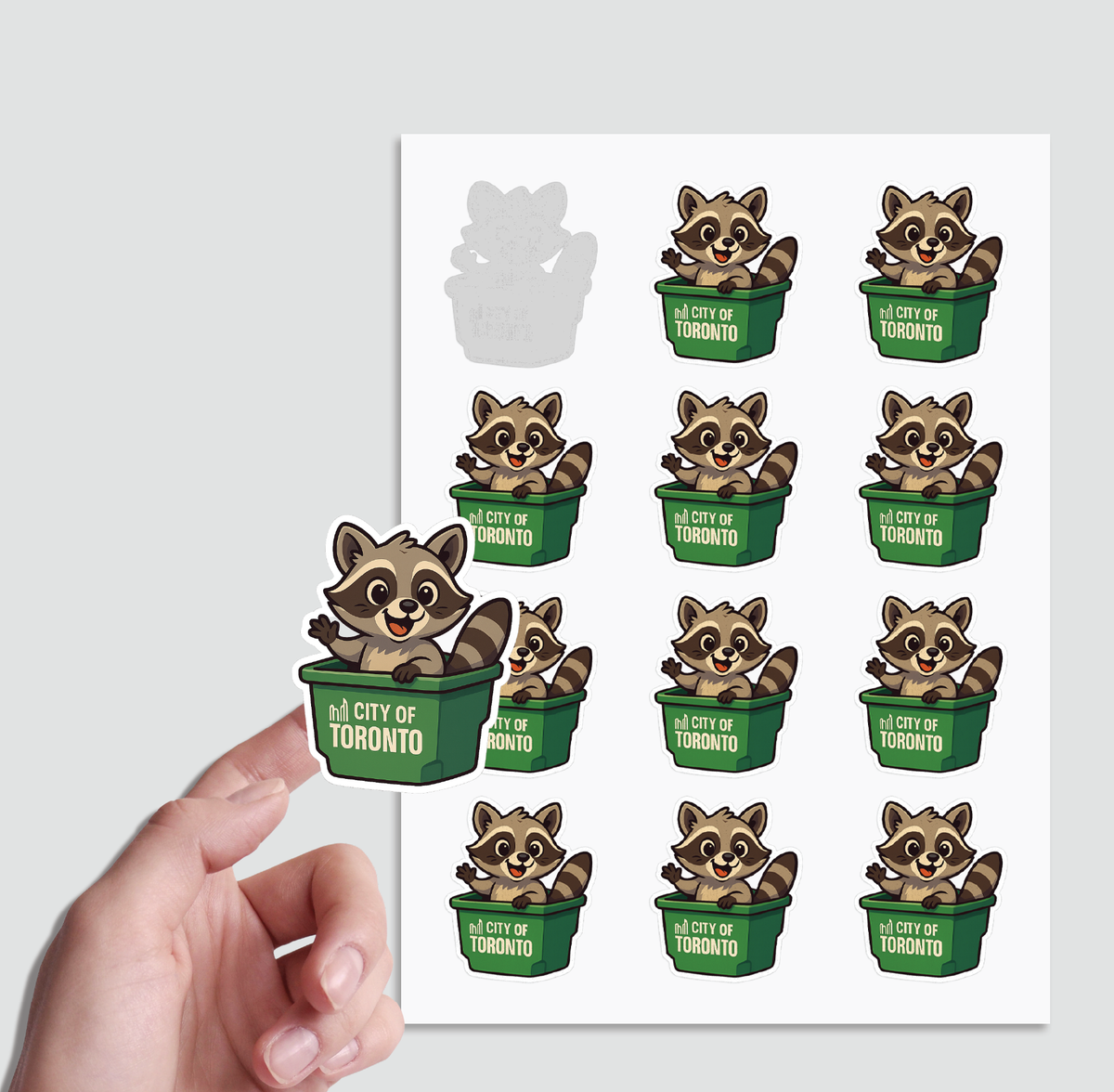 Custom Shape Kiss Cut Sticker Sheet