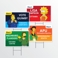 Volume Election Sign Printing -  Coroplast Signs Bulk