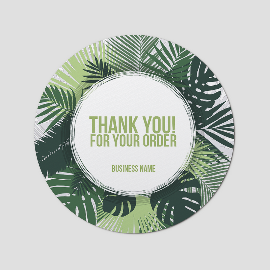 Floral 15 Circle Sticker Sheet