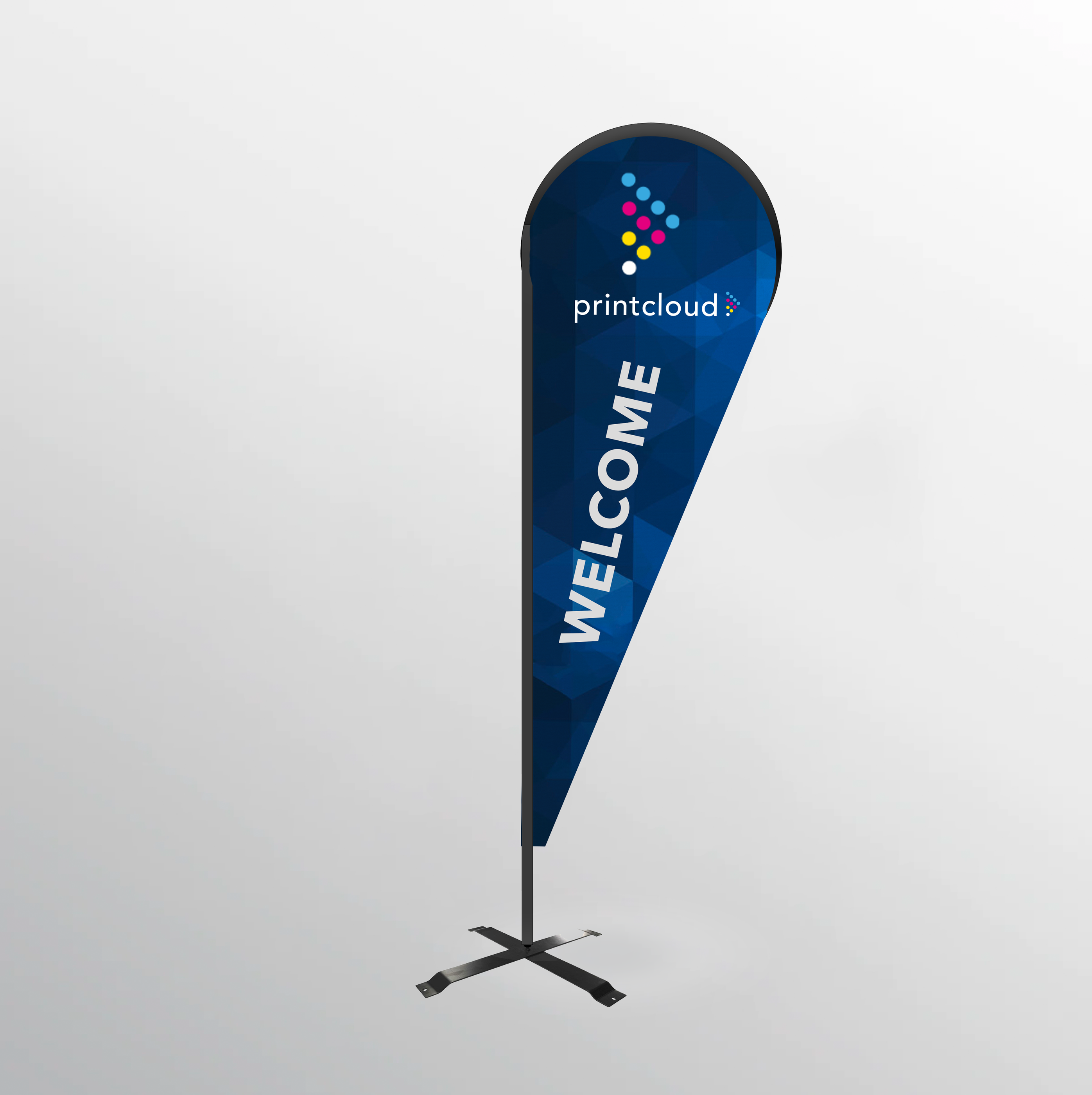Custom Printed Tear Drop Flag | Printcloud — Printcloud Inc