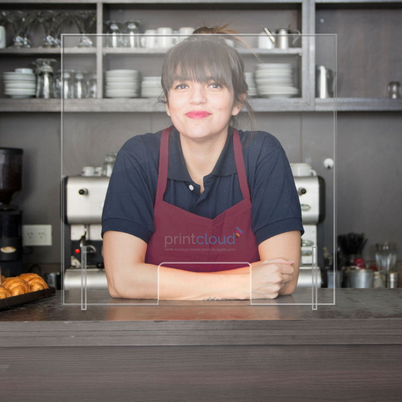 3mm Acrylic Cough and Sneeze Guard