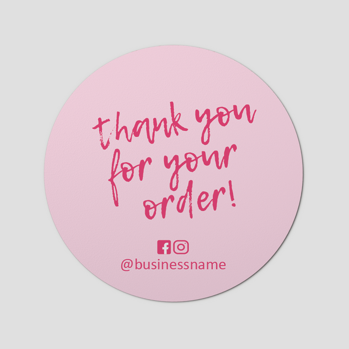 Simple 1 Circle Sticker Sheet — Printcloud Inc