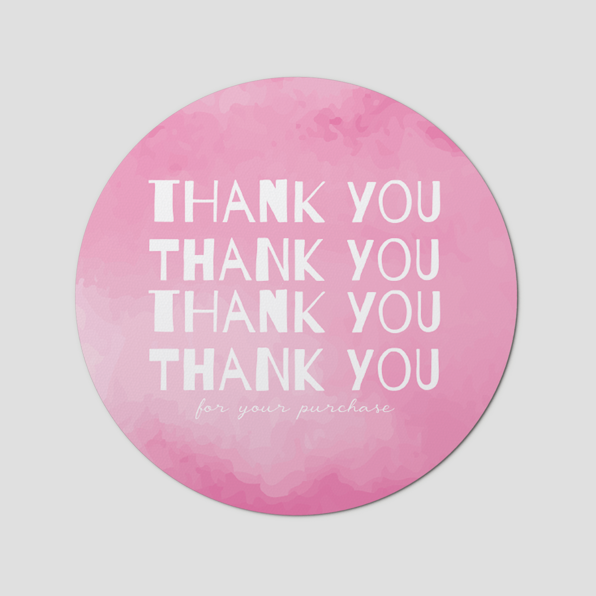 Watercolour 3 Circle Sticker Sheet