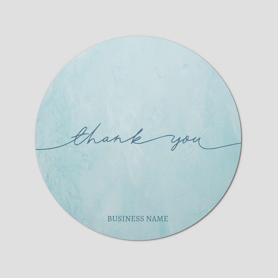 Watercolour 4 Circle Sticker Sheet