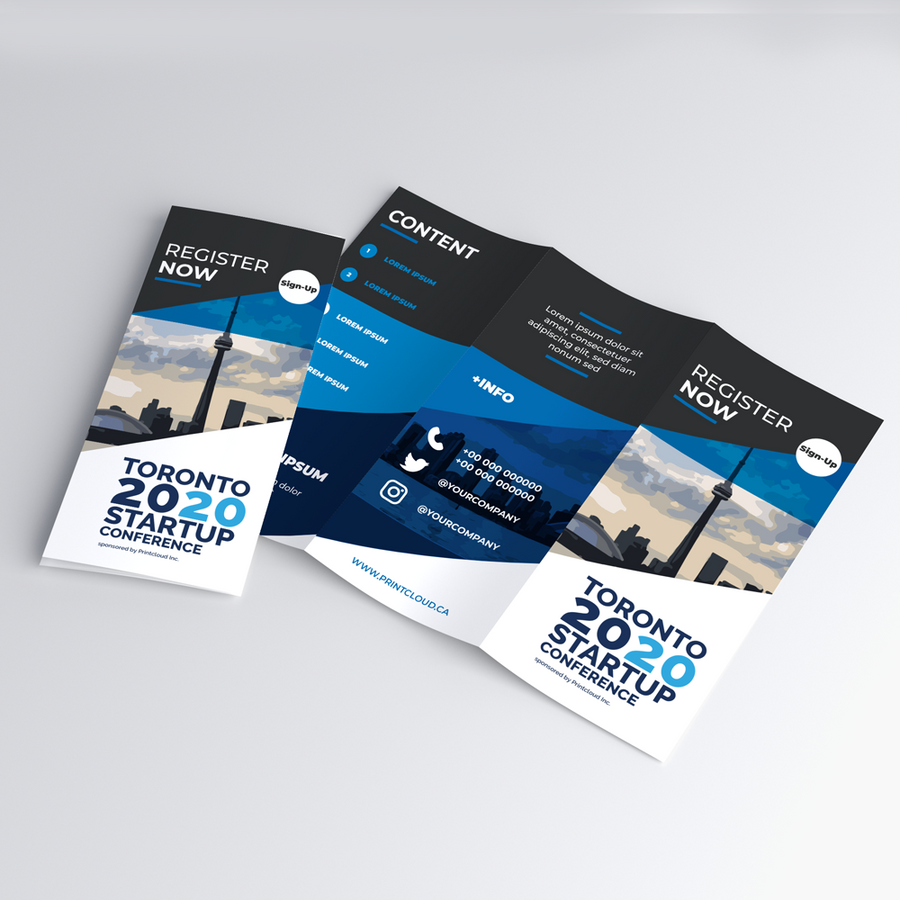 Matte Folded Brochures