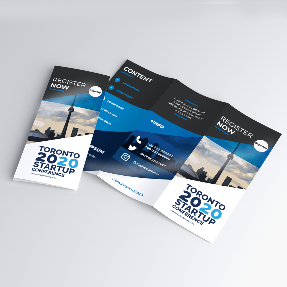 Premium Folded Brochure Printing