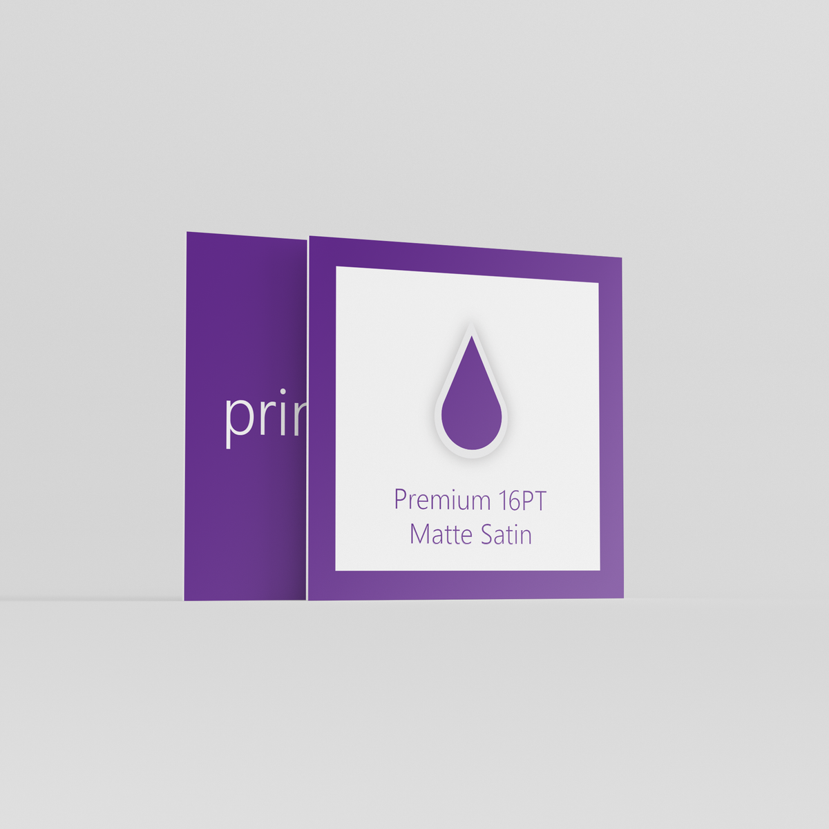 Matte Satin Square Business Cards