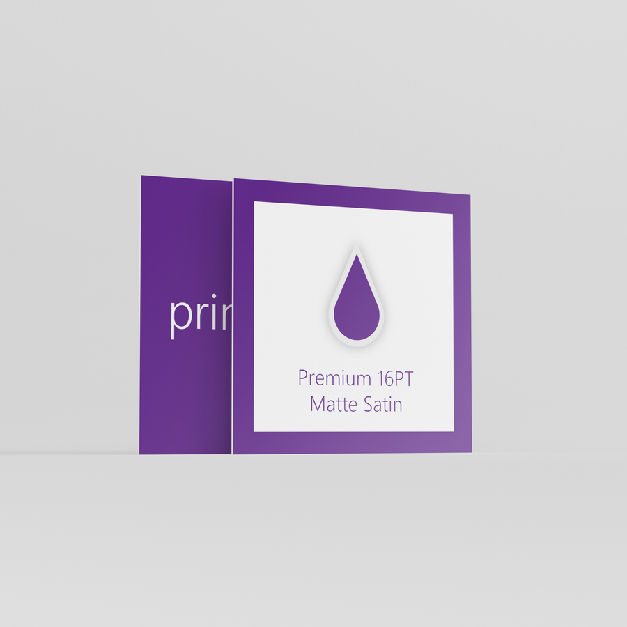 Matte Satin Square Business Cards