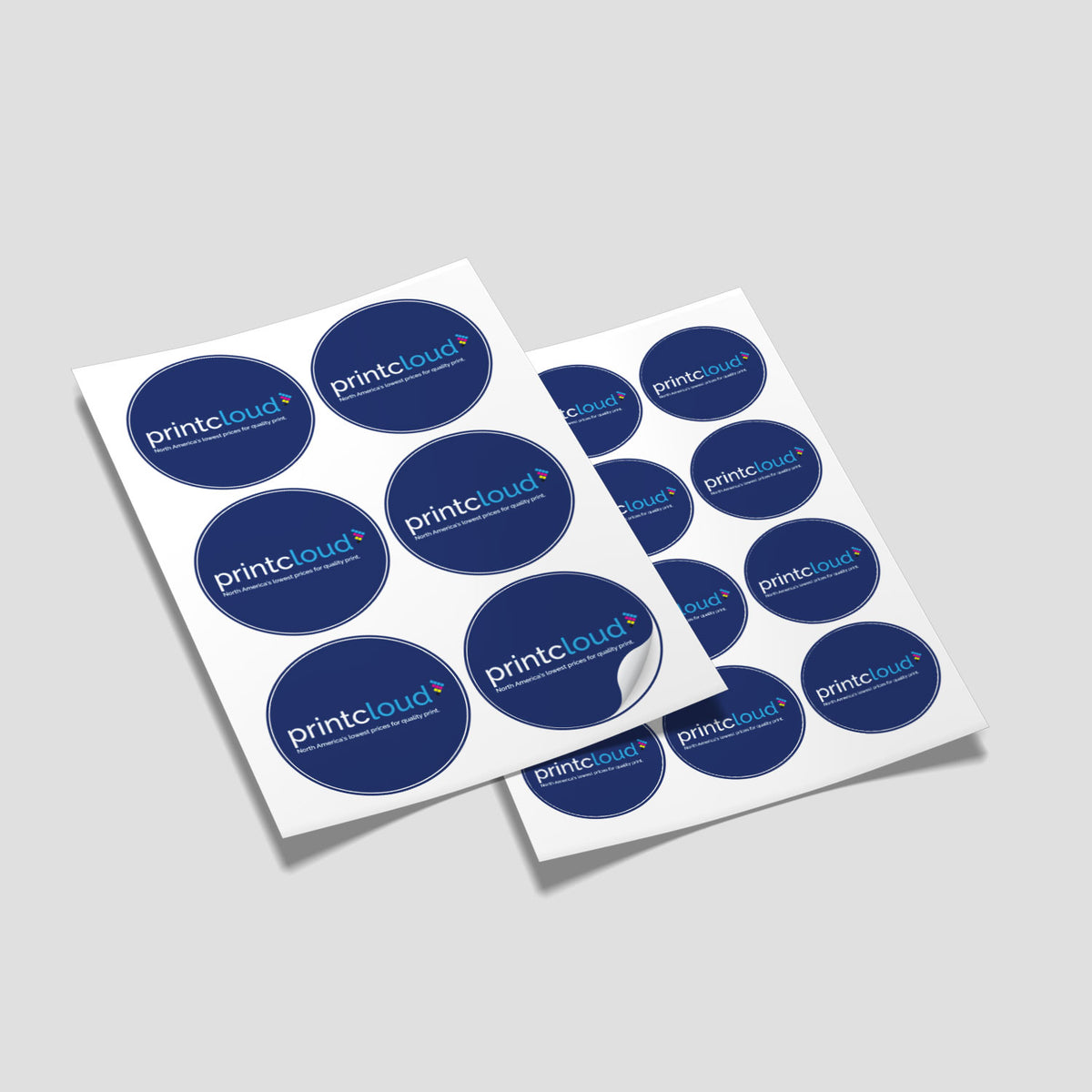Circle Sticker Sheet Printing | Printcloud — Printcloud Inc