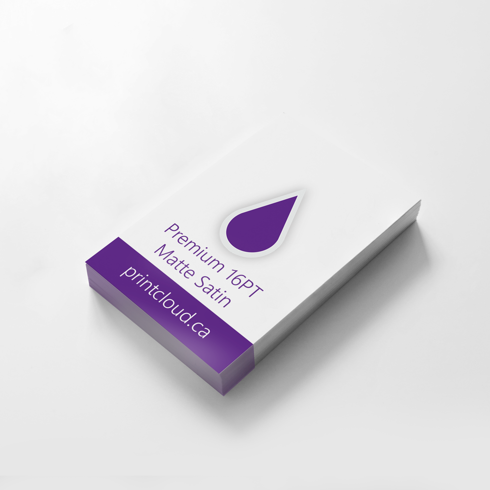 Blank Business Cards - Planetary Purple - (Matte | 65lb Cover)