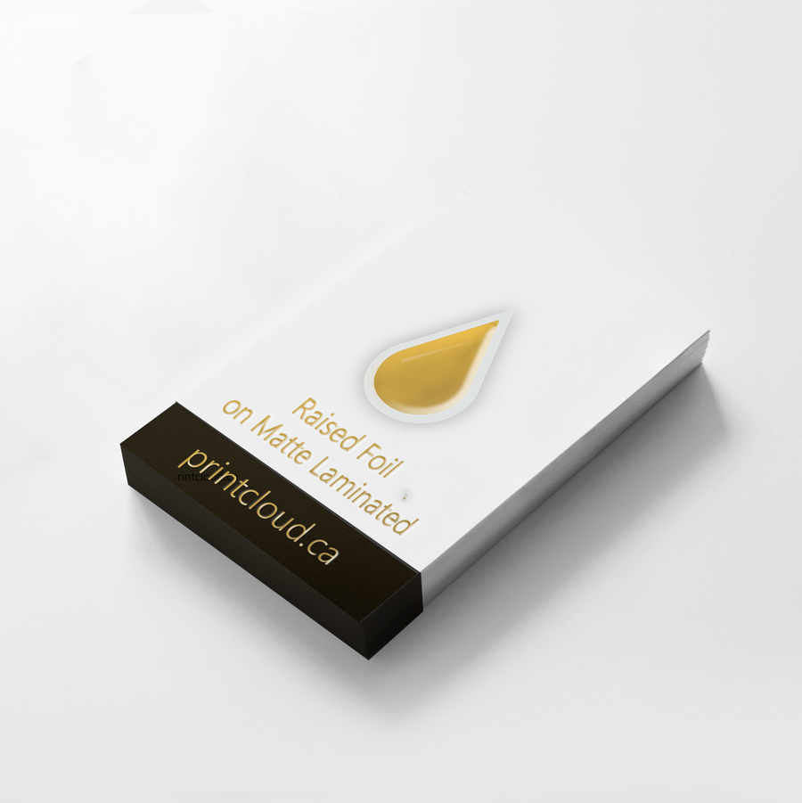 Raised Foil Business Cards